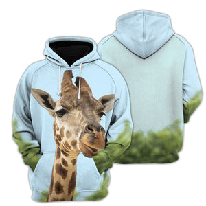 Giraffe 3D All Over Printed Hoodie For Men, Women