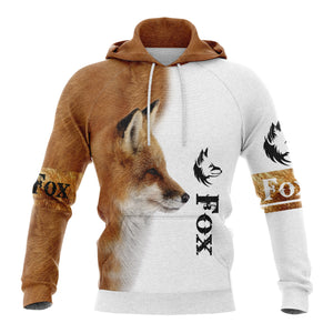 Fox All Over Print Hoodie For Men And Women