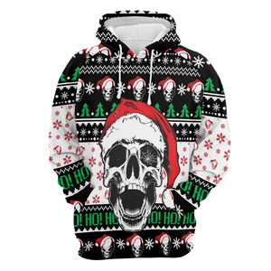 Skull Xmas Ho Hoodie For Men And Women