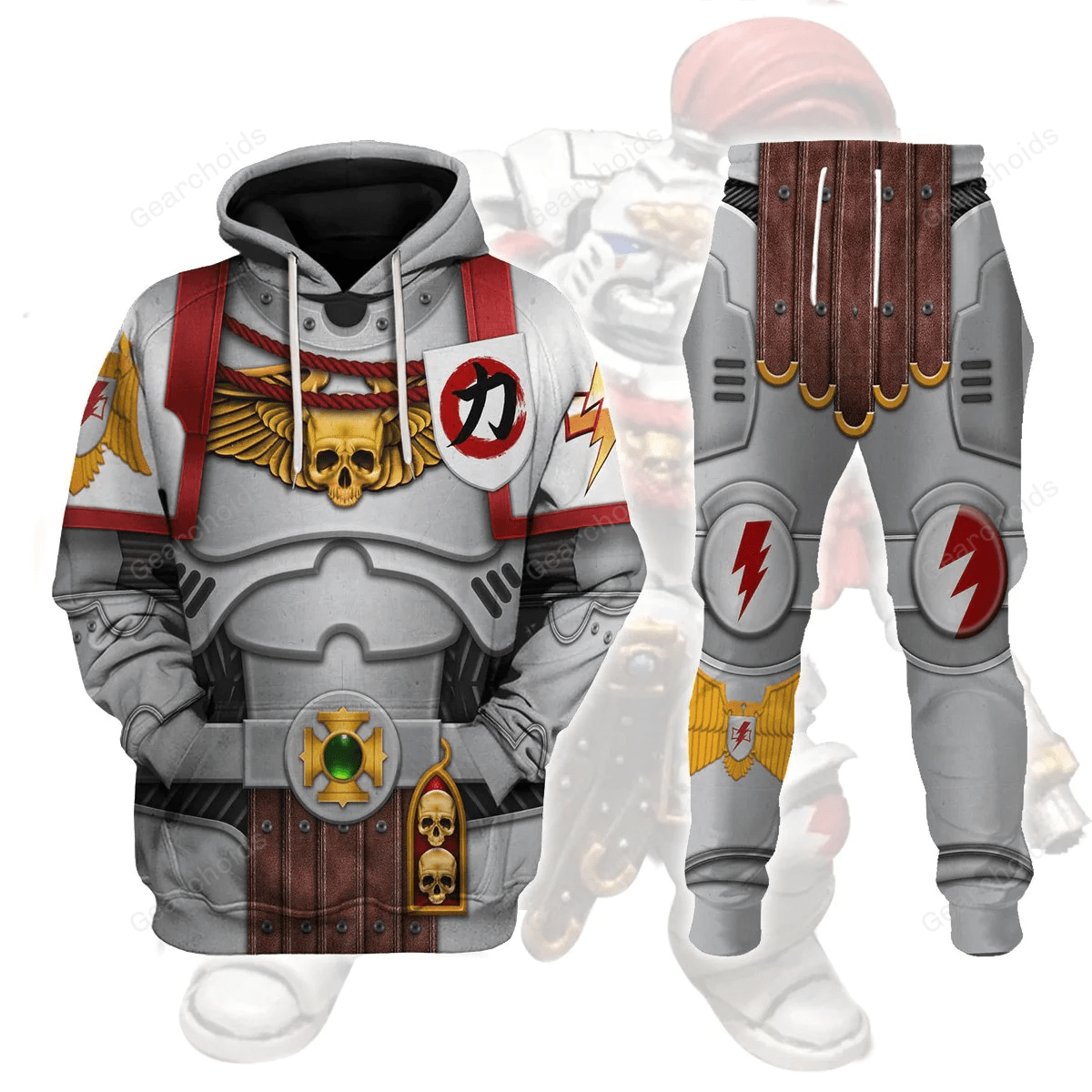 Warhammer White Scars Captain - Costume Cosplay Hoodie Sweatshirt Sweatpants WHHS176