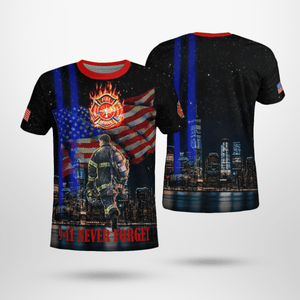 Veteran Us Firefighters 0911 Never Forget 3D T-Shirt