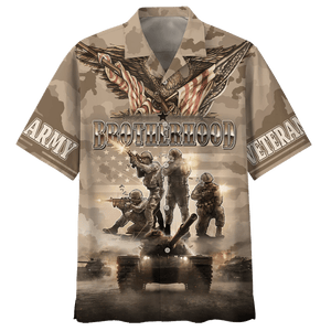 Army War And Brotherhood Hawaiian Shirt