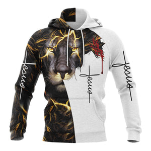 Jesus Way Maker Lion Hoodie For Men And Women