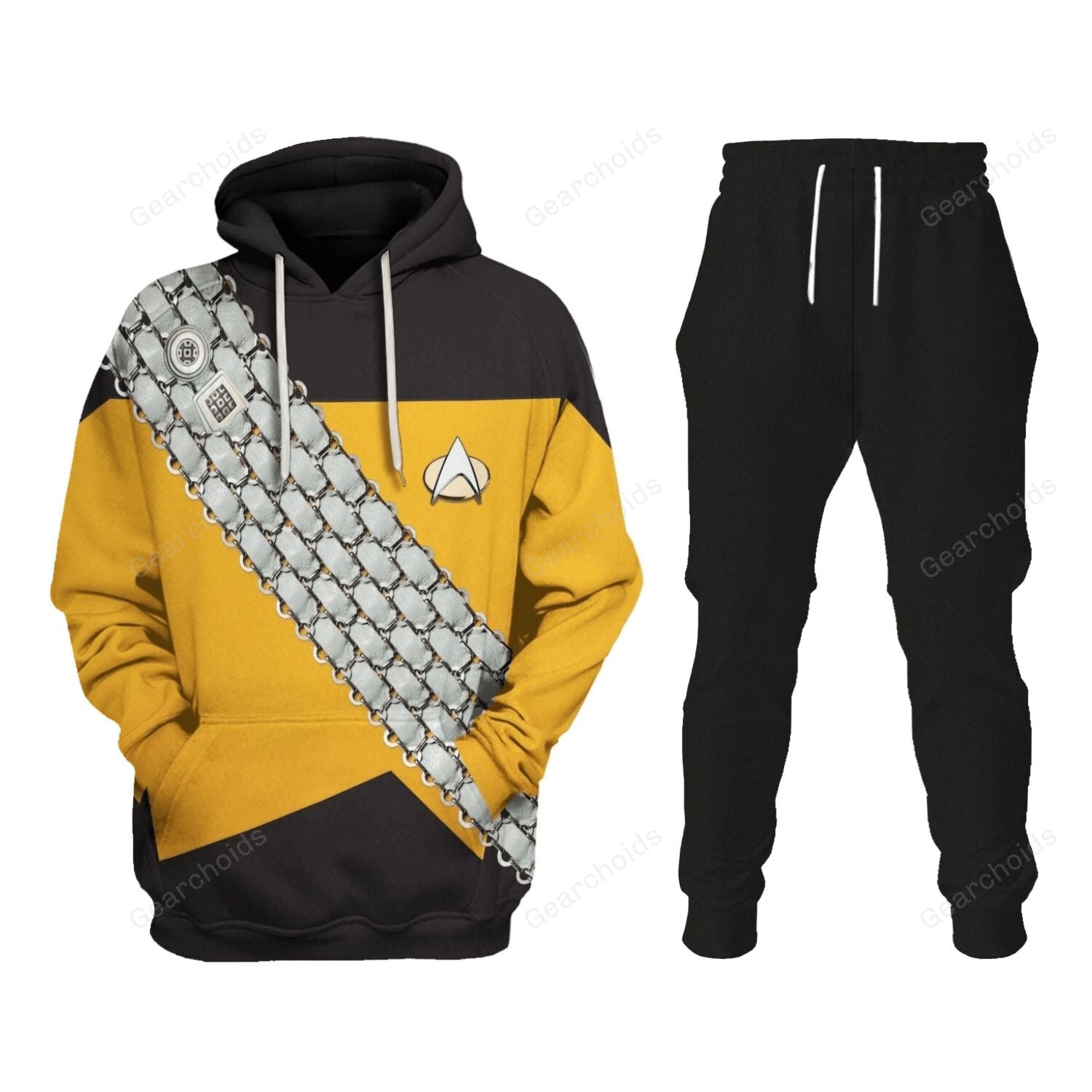 Star Trek The Next Generation Worf Klingon Hoodie Sweatshirt Sweatpants