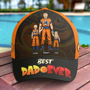 Dragon Ball The Best Saiyan Best Dad Ever  - Personalized Classic Cap - Gift For Dad, Husband, Fathers Day - CL03 NA94