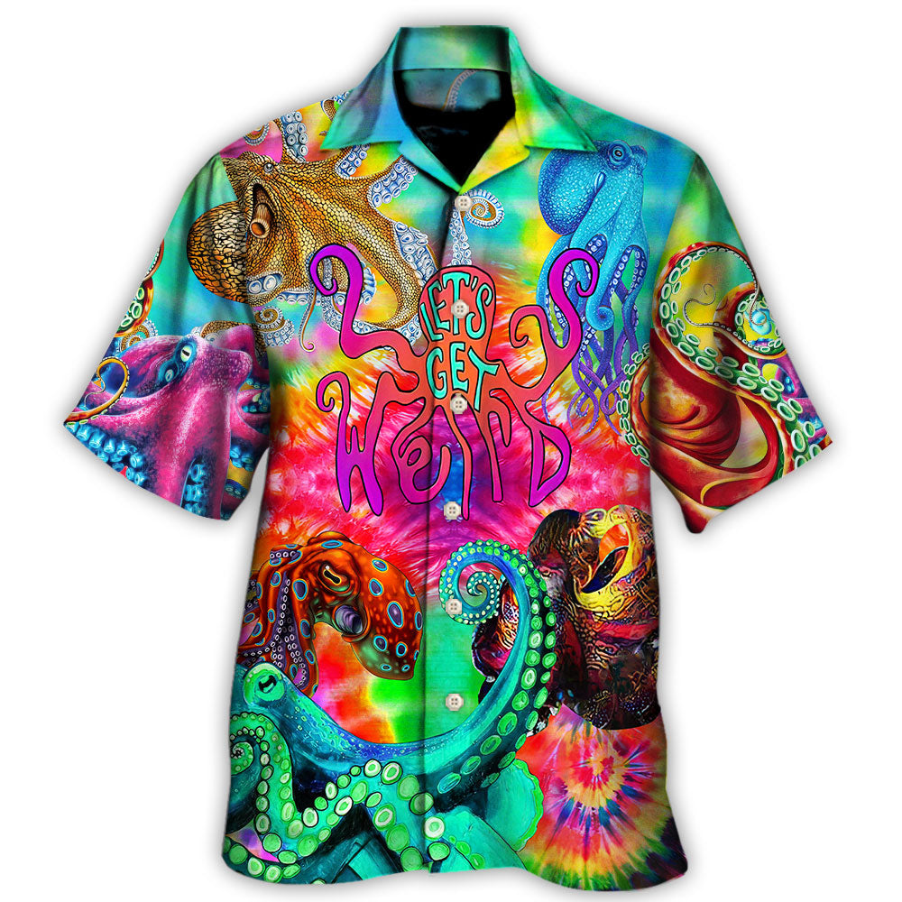 Hippie Let's Get Octopus Hawaiian Shirt