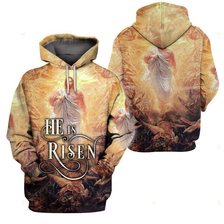 Jesus He Is Risen Hoodie For Men And Women