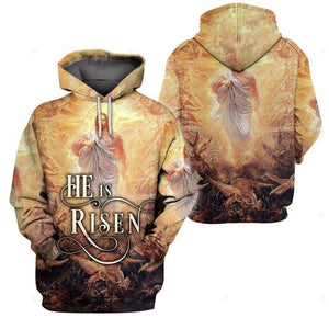 Jesus He Is Risen Hoodie For Men And Women