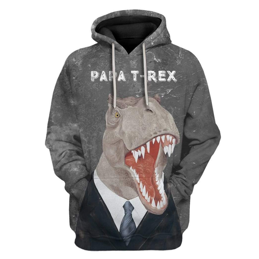 PAPA T-Rex Hoodie For Men & Women