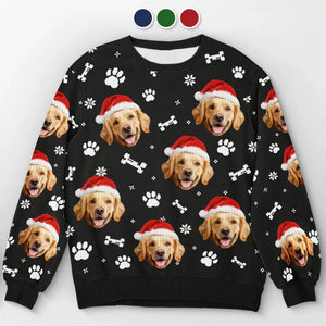 Custom Photo Celebrate Christmas With Furry Friends - Personalized Ugly Sweater - Christmas Gift For Pet Lovers - NA94