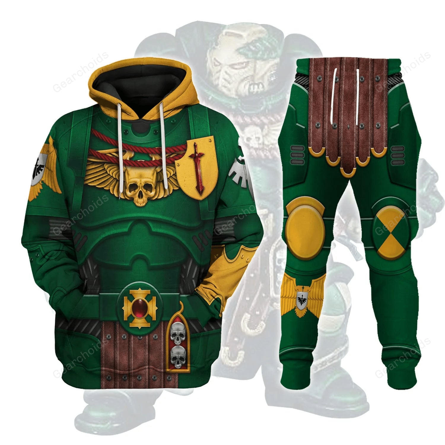 Warhammer Dark Angels Captain - Costume Cosplay Hoodie Sweatshirt Sweatpants WHHS22