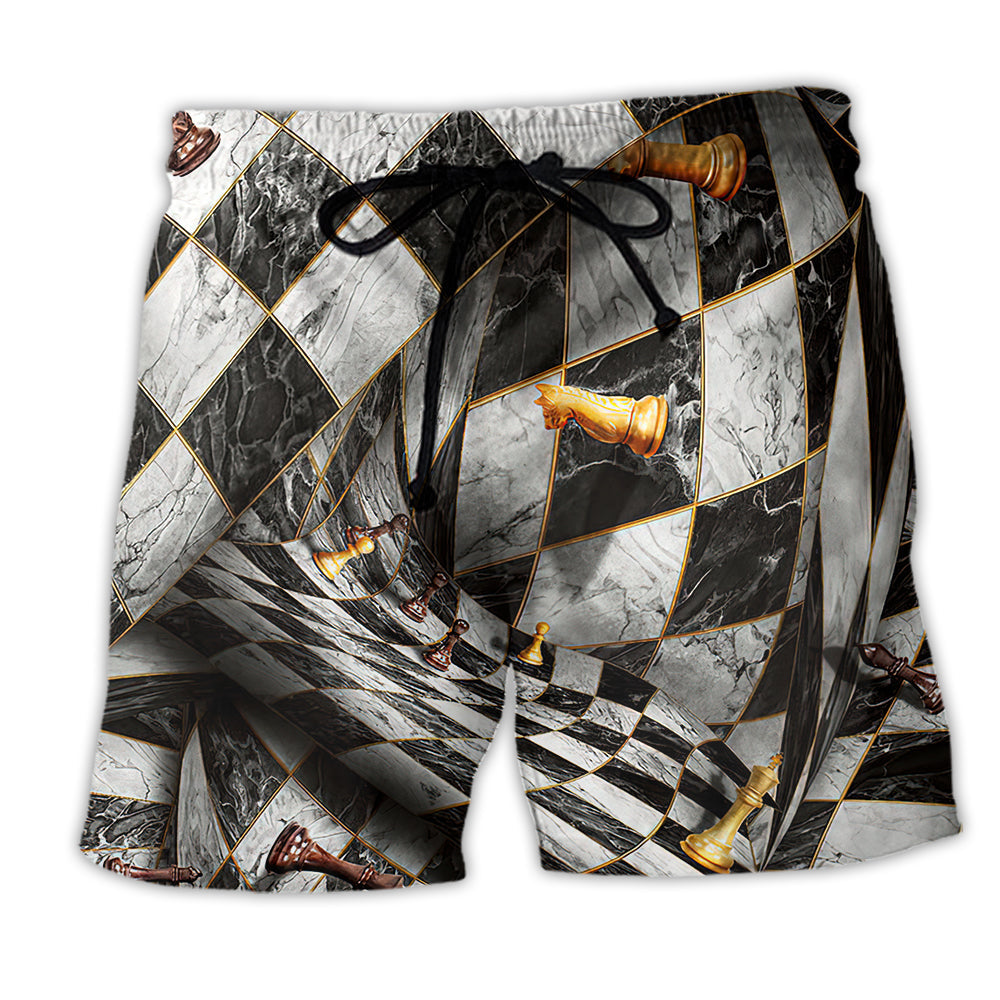 Chess Mysterious Cool Style - Beach Short