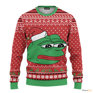 Pepe The Frog Ugly Sweatshirt Best Gift For Christmas