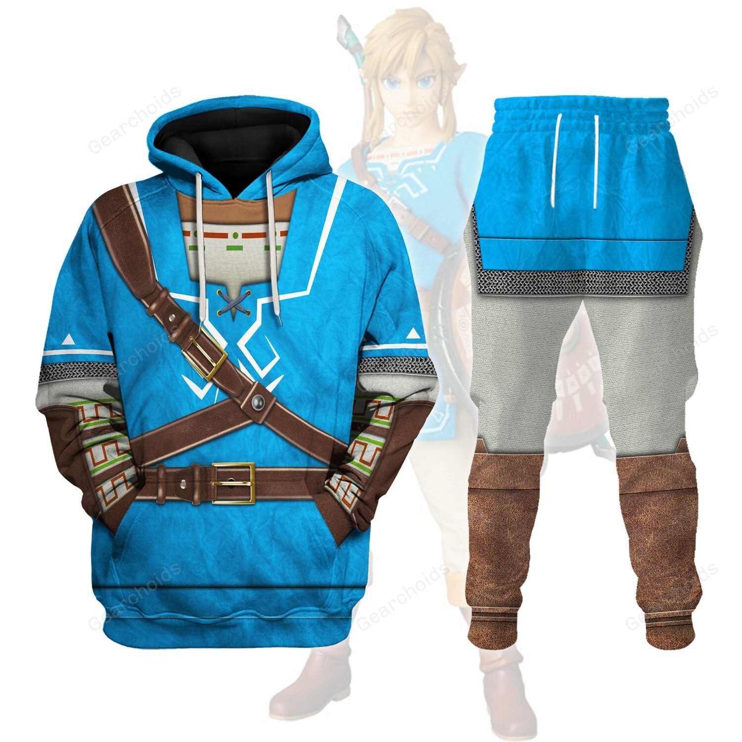 Link Attire Champion's Tunic Hoodie Sweatshirt Sweatpants