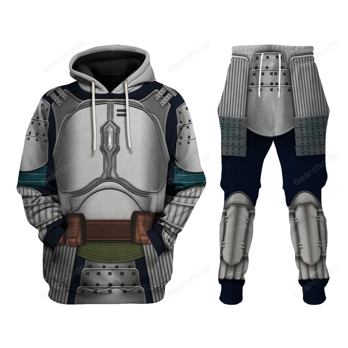 Star Wars Jango Fet Samurai Costume Hoodie Sweatshirt Sweatpants