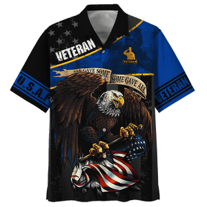 Air Force Some Gave All Eagle Hawaiian Shirt