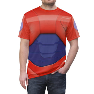 Baymax Red Armor Disney Big Hero 6 Costume T-Shirt