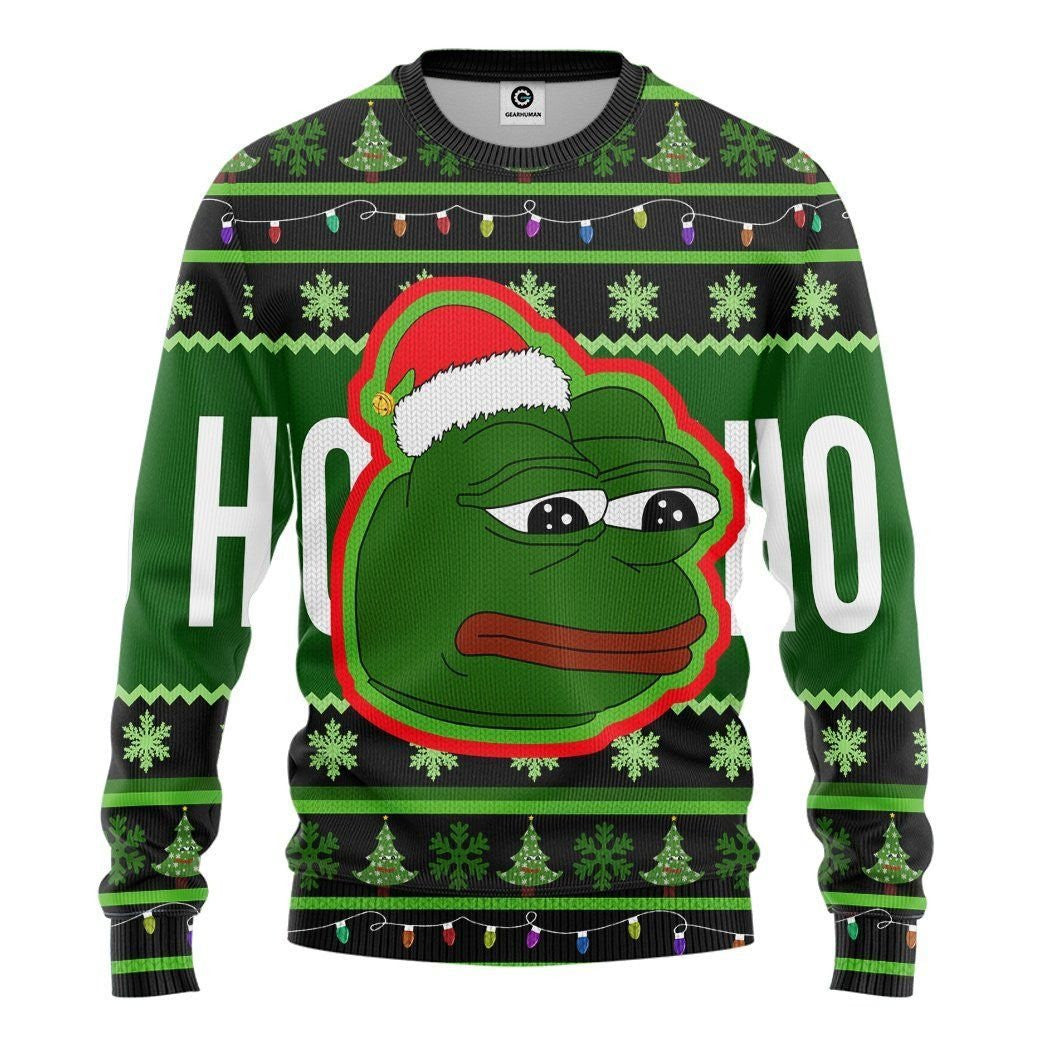 Pepe Frog Ugly Sweatshirt Xmas Sweater - Best Gift For Christmas