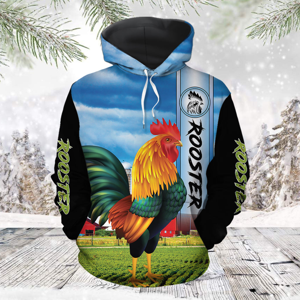 Awesome Rooster Hoodie For Men And Women