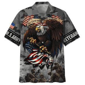 Army All Gave Some Some Gave All Eagle With Soldiers Hawaiian Shirt