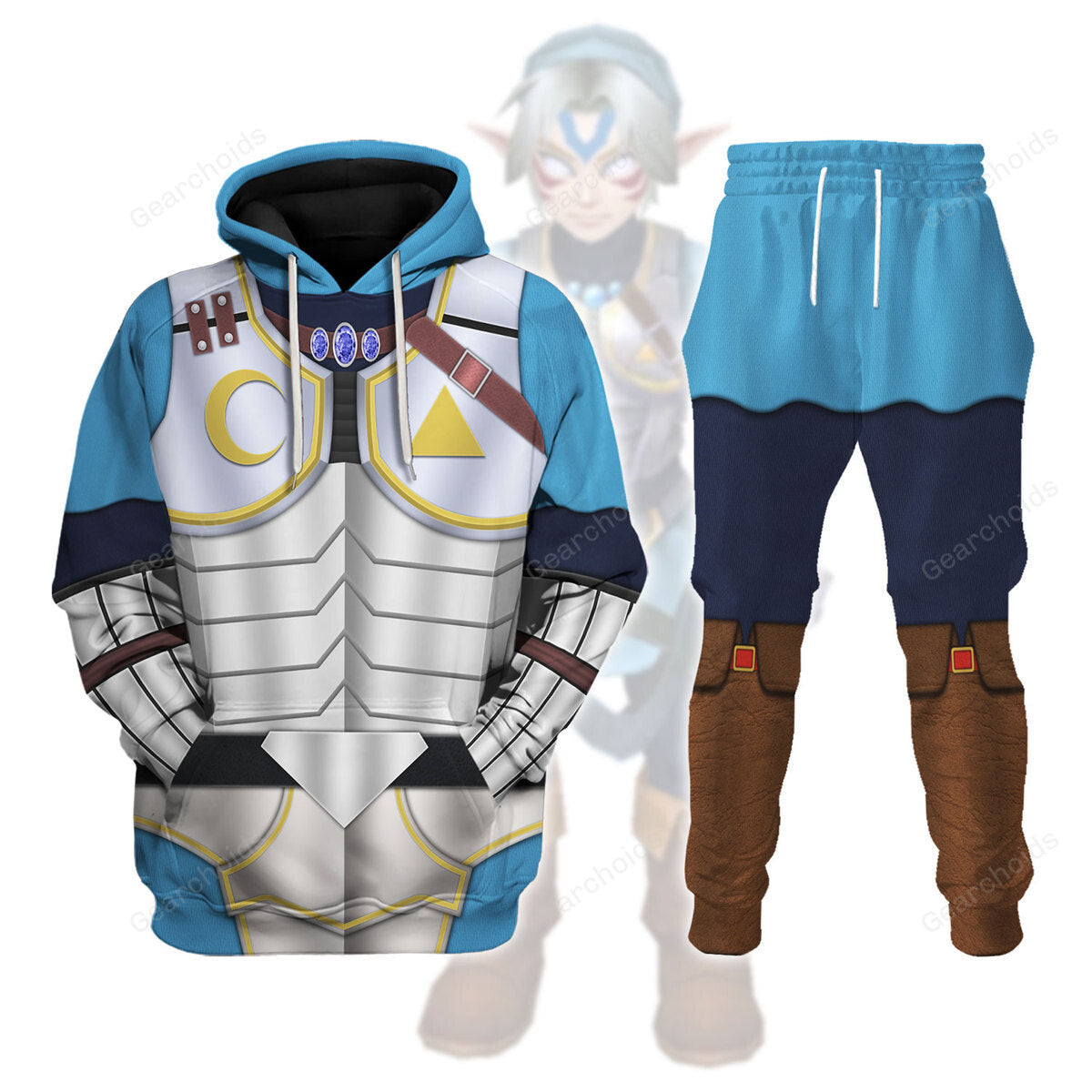 Fierce Deity Link Cosplay Hoodie Sweatshirt Sweatpants ZDHS14