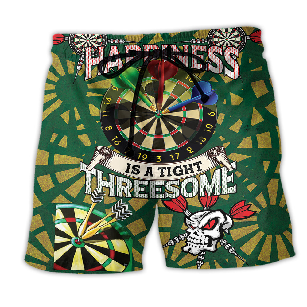 Darts Happiness Is A Tight Threesome - Beach Short