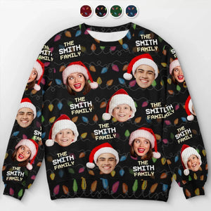 Christmas Is A Time To Gather With Family - Personalized Ugly Sweater -Christmas Gift For Family Members - NA94