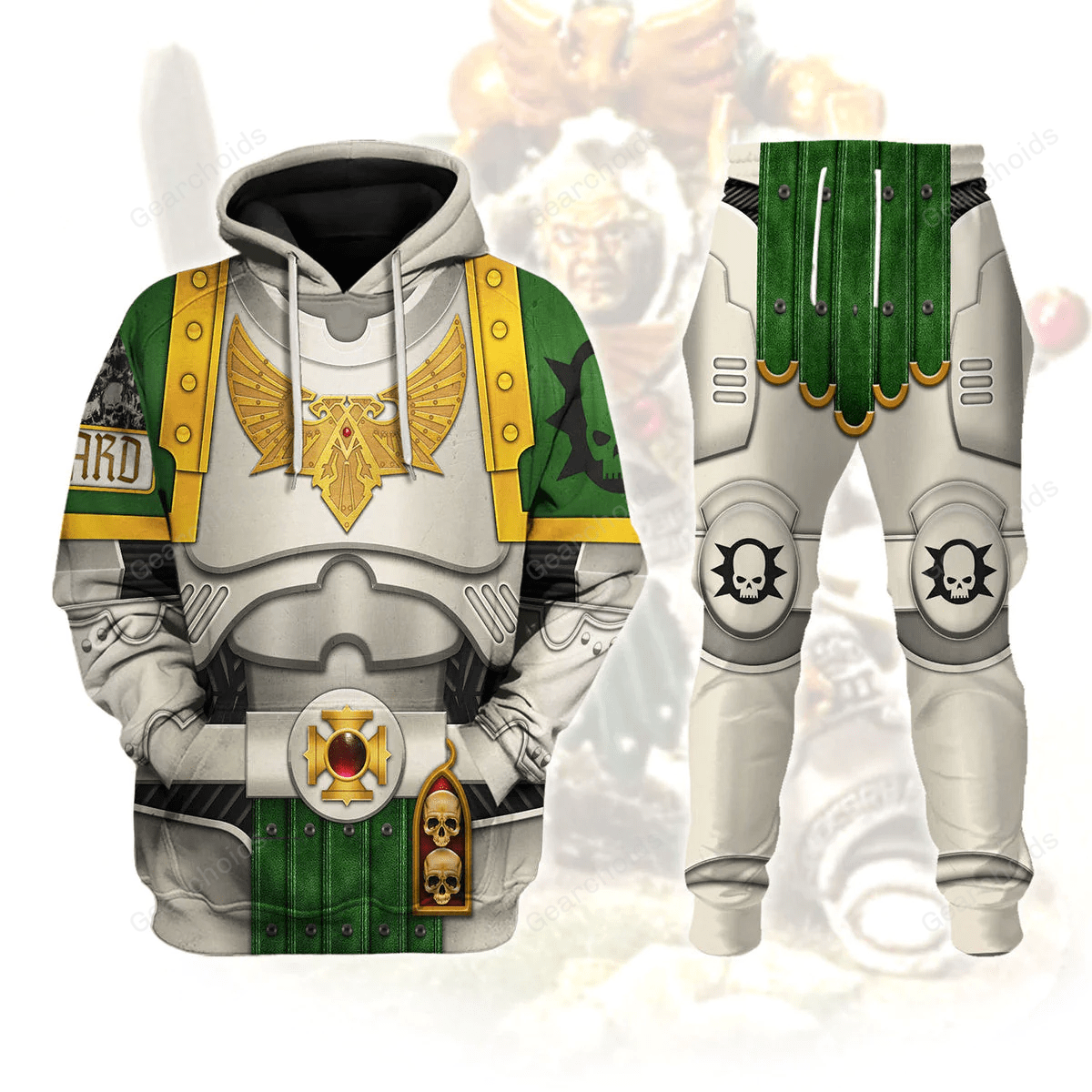 Warhammer Death Guard Captain - Costume Cosplay Hoodie Sweatshirt Sweatpants WHHS121