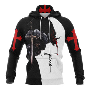 Knight God Jesus Hoodie For Men And Women