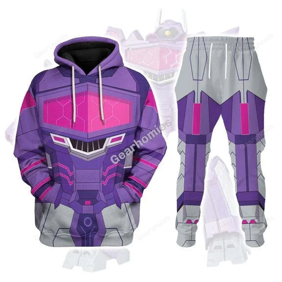FamilyStore Transformers Shockwave Decepticons - Costume Cosplay Hoodie Sweatshirt Sweatpants