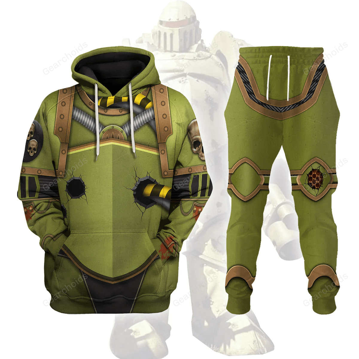 Nurgle Chaos Space Marines - Costume Cosplay Hoodie Sweatshirt Sweatpants WHHS180