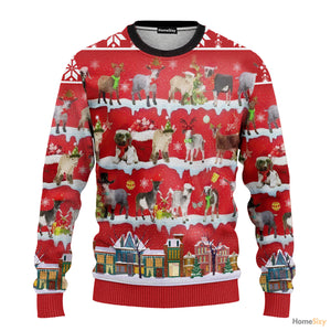 Goat Ugly Christmas Sweater For Men And Women