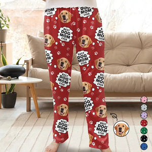 Custom Photo Meowy Catmas Merry Woofmas - Gift For Pet Lovers - Personalized Pajama Pants NA94