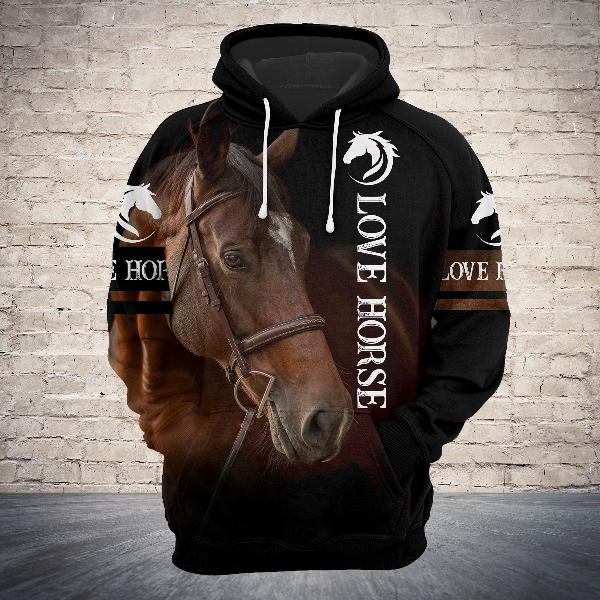 Strong Horse Hoodie For Men And Women