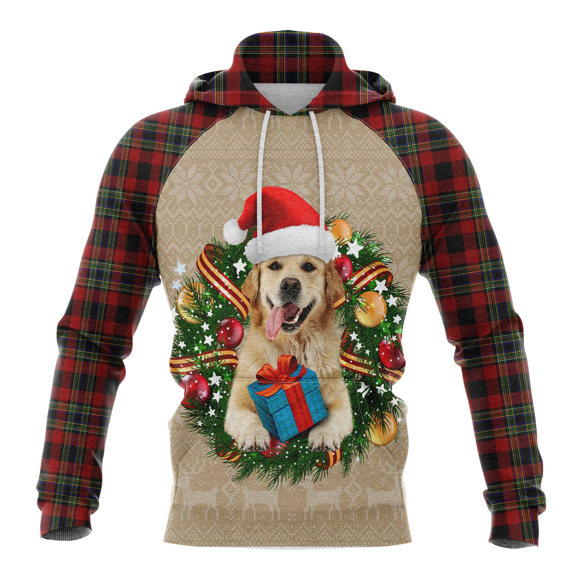 Golden Retriever Christmas Awesome Hoodie For Men And Women