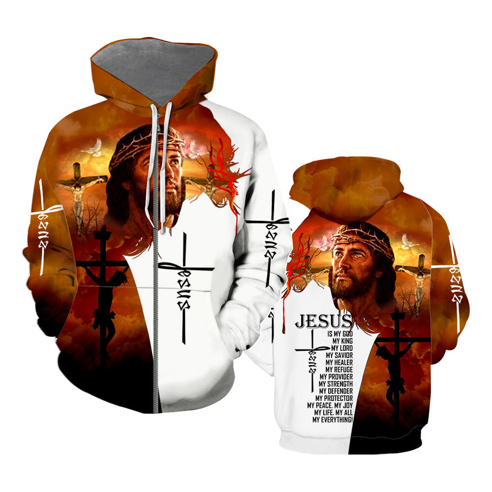 Jesus Is My King Hoodie For Men & Women