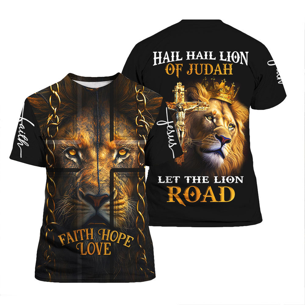 Lion Of Judah Let The Lion Roar Jesus T Shirt For Men & Women