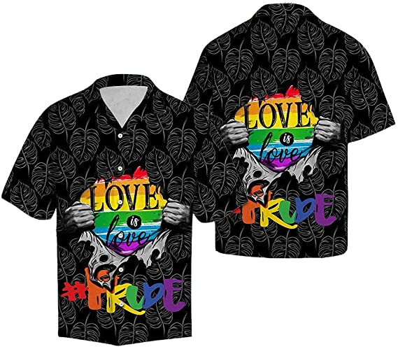 Love Is Love - LGBT Pride - Hawaiian Shirt