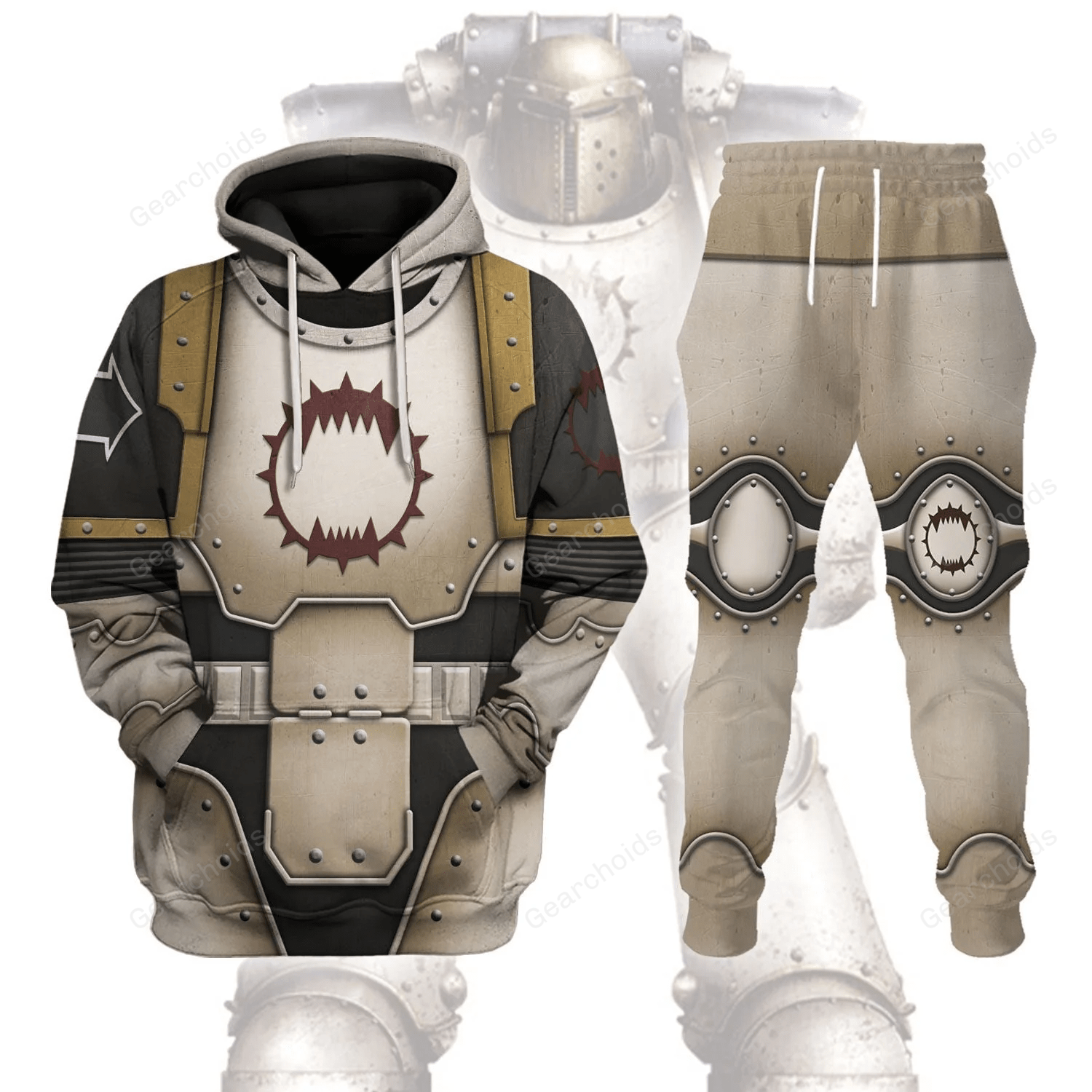 World Eater In Mark III Power Armor - Costume Cosplay Hoodie Sweatshirt Sweatpants