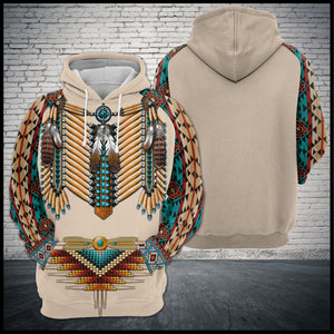 Native American Warrior Hoodie For Men And Women