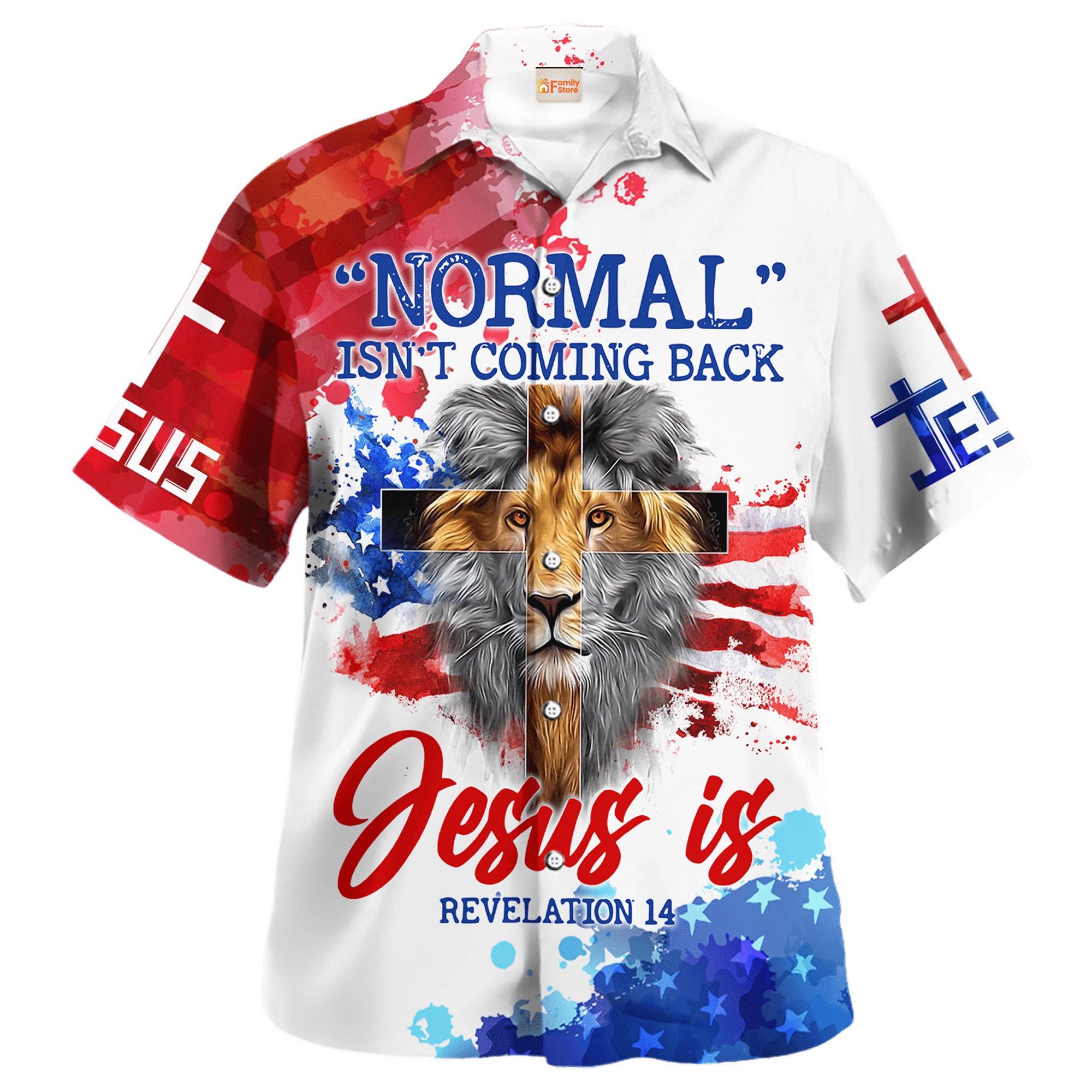 Jesus Sesas Is Revelation 14 Hawaiian Shirt