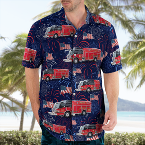 Joplin, Missouri, Joplin Fire Department, 4Th Of July Hawaiian Shirt