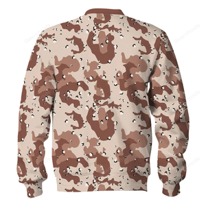 Desert Battle Dress Uniform US Chocolate Chip Hoodie Sweatshirt Sweatpants