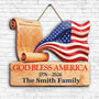 250 Years Of Freedom Patriotic Sign Personalized Wood Sign_2