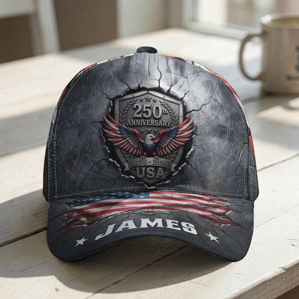 250th Anniversary United States Of America - Personalized Classic Cap Hn02