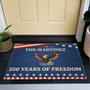 250YearsOfFreedom PersonalizedDoormat1