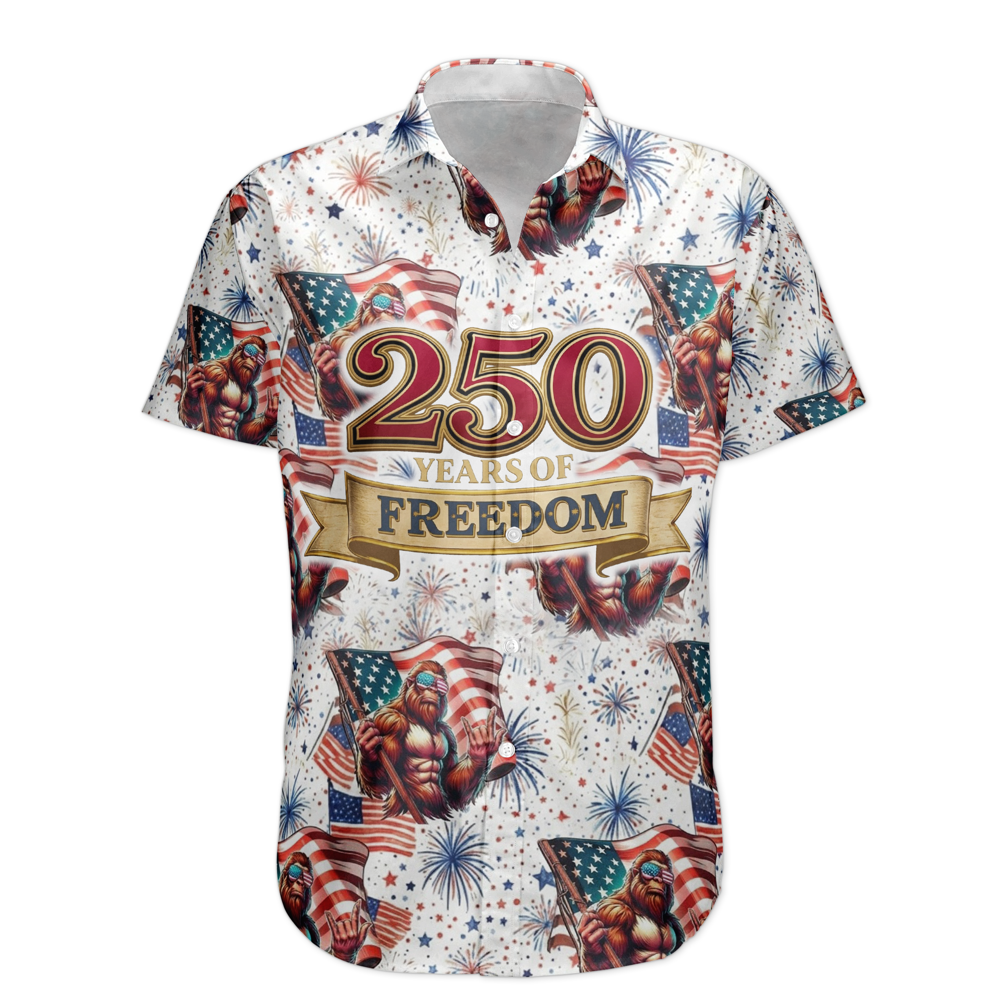 250_Years_4Th_Of_July_Firework_Bigfoot_Personalized_Hawaiian_Shirt_5