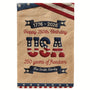 250_Years_Of_Freedom_Usa_Birthday_Faux_Pattern_Personalized_Flag_3