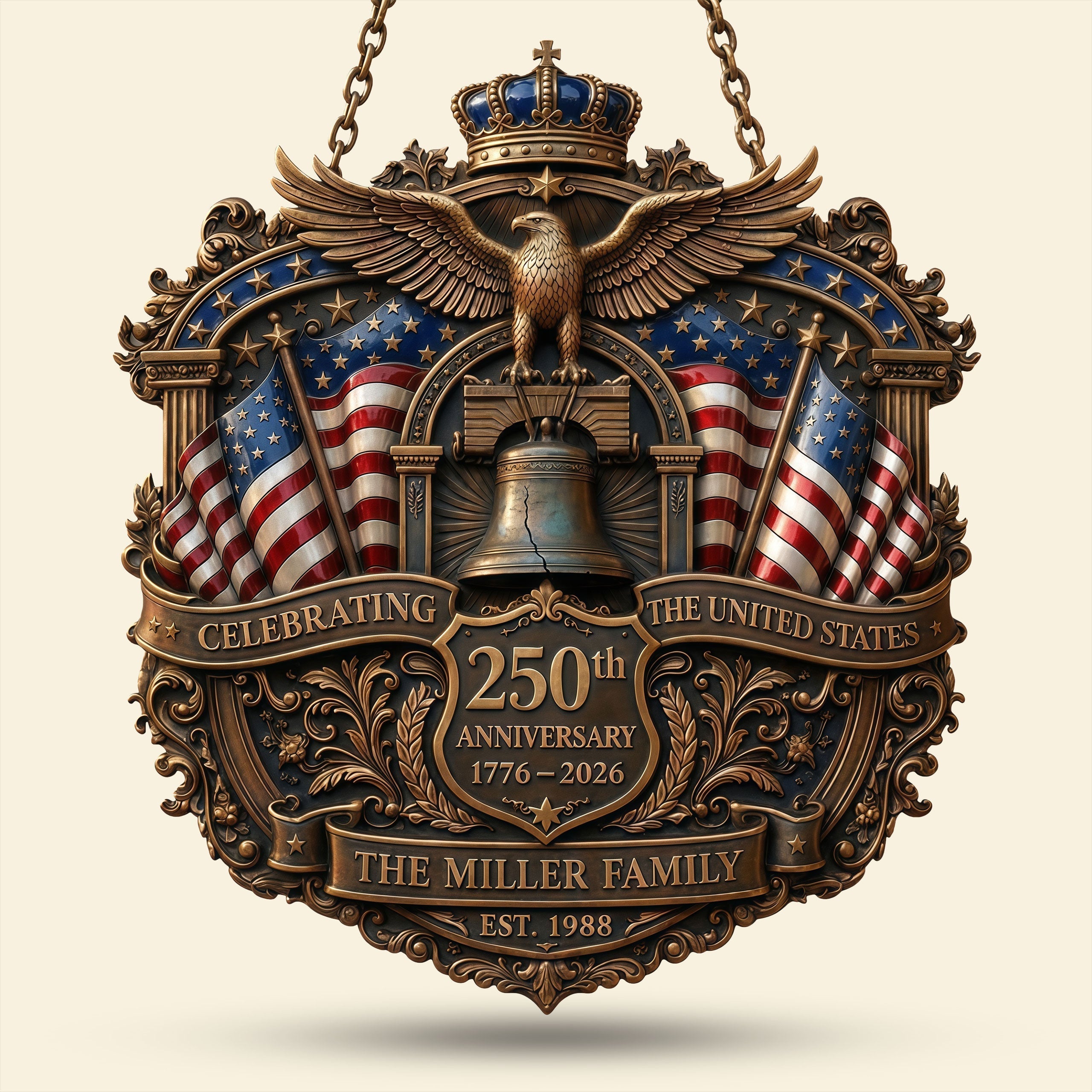 250thUSAAnniversaryMetalSign PersonalizedPatrioticGifts01TYTI1903263