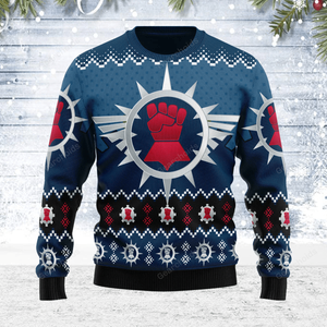 Warhammer Crimson Fists Iconic - Ugly Christmas Sweater